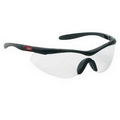 Single Piece Lens Wraparound Safety/Sun Glasses Clear Lens
